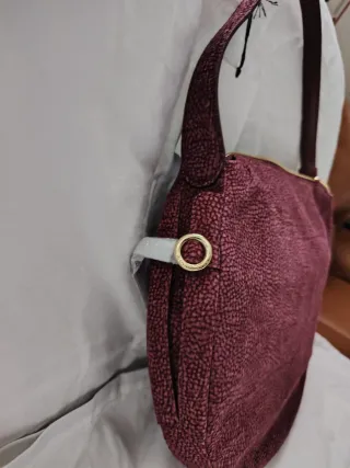 Borbonese Borsa Donna Viola/Marrone