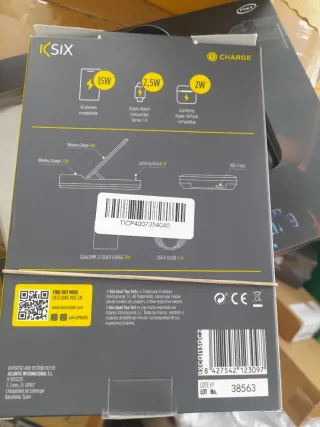 Cargador Inalámbrico KSIX Station 3 en 1