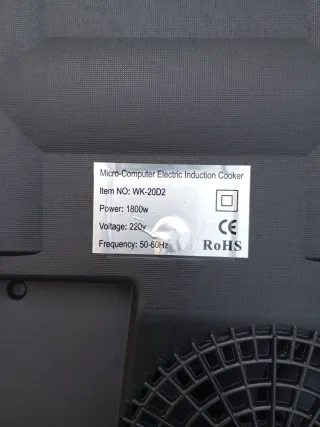 Placa Portátil de inducción