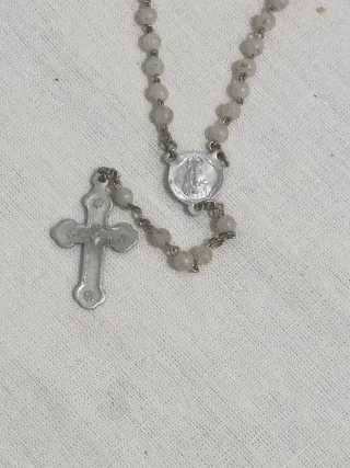 2 Rosarios Antiguos Cruz y Medalla