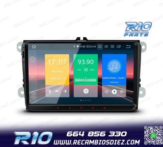 RADIO GPS ANDROID 14 PARA VOLKSWAGEN VW SEAT SKODA LCD TACTI