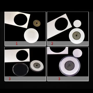 20 Cápsulas para monedas hasta 46mm