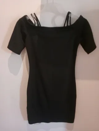 Vestido negro mujer tirantes