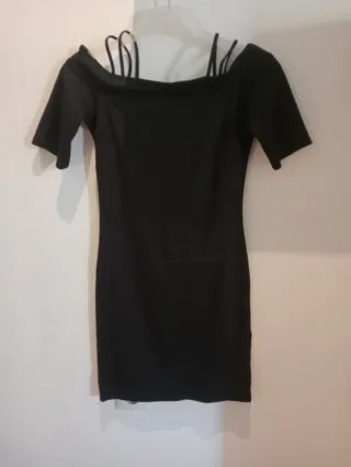 Vestido negro mujer tirantes