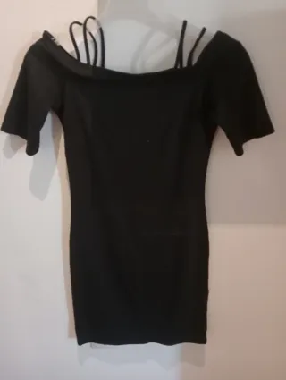 Vestido negro mujer tirantes