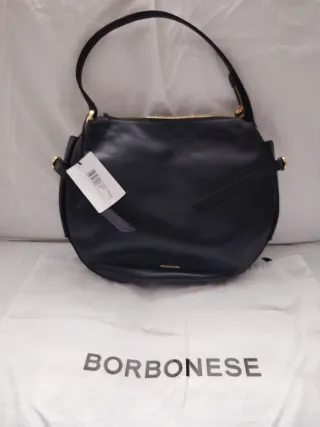 Borsa Borbonese Nera Pelle