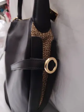 Borsa Borbonese Nera Pelle