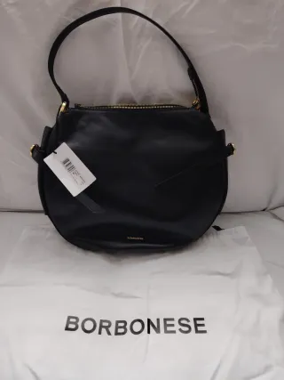 Borsa Borbonese Nera Pelle