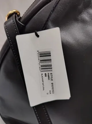 Borsa Borbonese Nera Pelle