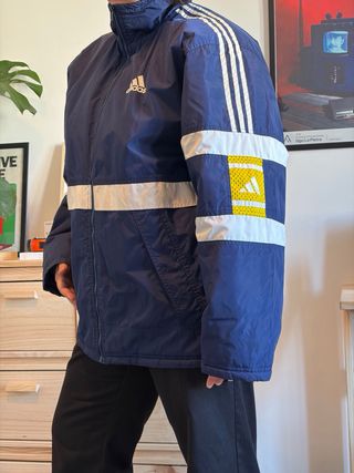 Giacca Adidas Vintage Anni 2000 Blu M
