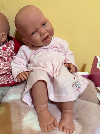 Dos Muñeca Reborn Bebé y cama Litera