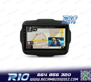 RADIO GPS ANDROID 14 PARA JEEP RENEGADE 15-20