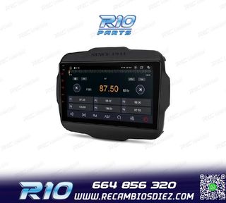 RADIO GPS ANDROID 14 PARA JEEP RENEGADE 15-20