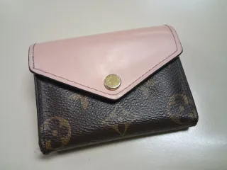 Cartera Zoe Louis Vuitton Rosa y Marrón