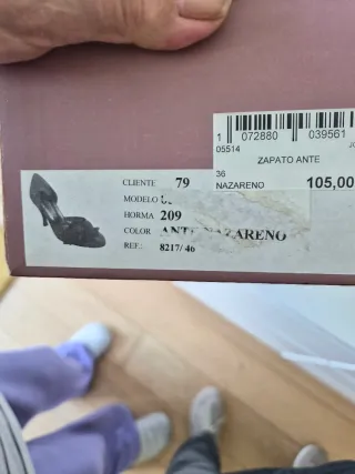 Zapatos Piamonte Morados Tacon Mujer