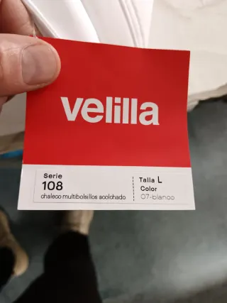 Chaleco acolchado multibolsillos VELILLA 108 Talla