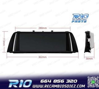 RADIO GPS ANDROID 12 BMW F10 F11 10-13 CIC