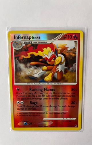 Carta Pokémon Infernape Lv.44 Holo Reverse