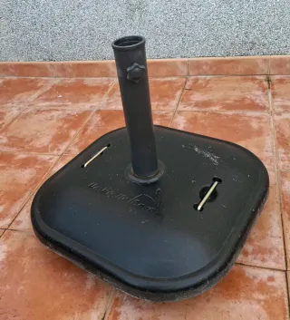 Base para sombrilla negro