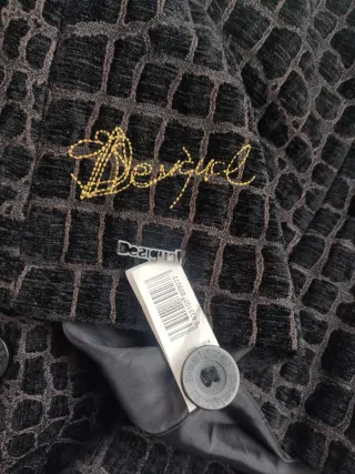 Abrigo largo Desigual, talla XL