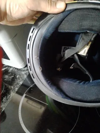 Casco Shark Verde y Blanco