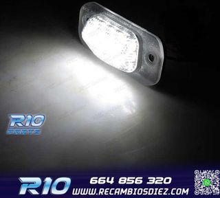 LUZ MATRICULA LED VOLKSWAGEN VW GOLF 3 POLO 3 SEAT CORDOBA