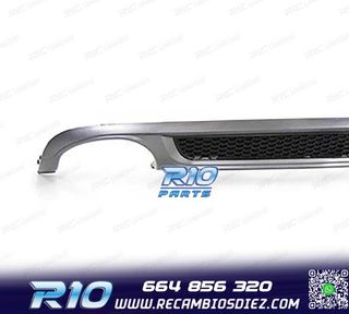 DIFUSOR AUDI A4 B8 SEDÁN AVANT 07-11 LOOK RS SALIDA DOBLE