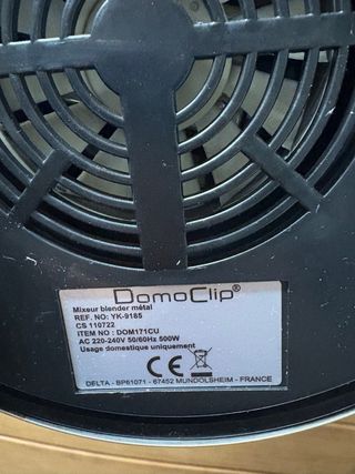 Batidora de vaso cobre