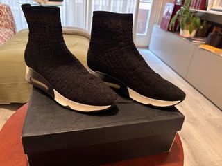 Botines/snakers ASH de punto elastico