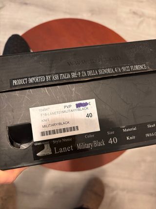 Botines/snakers ASH de punto elastico