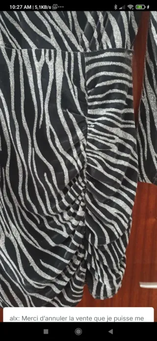 Vestido Vila Negro/Plateado