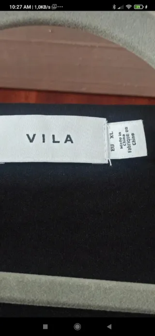 Vestido Vila Negro/Plateado