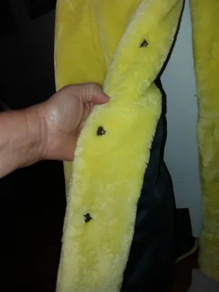 Chaquetón Zara Amarillo Talla L