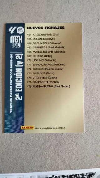 Cromos Megacraks 25/26