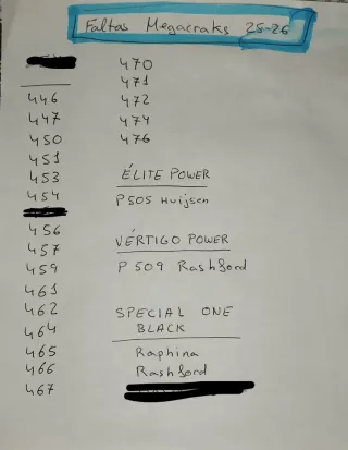 Cromos Megacraks 25/26