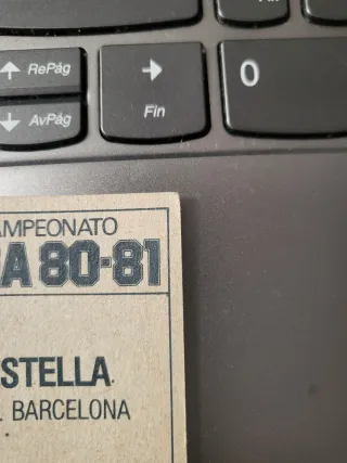 Cromo Estella F.C. Barcelona Liga 80-81 sin pegar