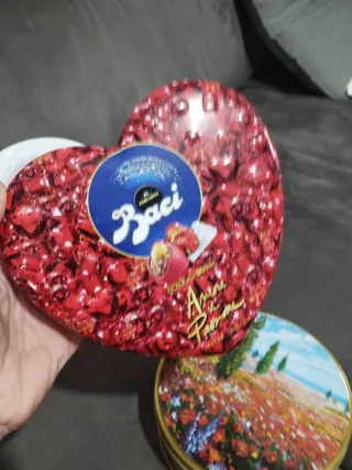 Set 4 Scatole Latta Oggettini