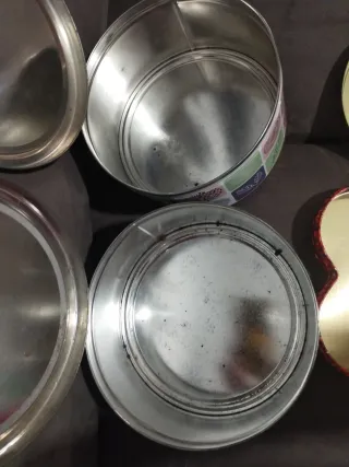 Set 4 Scatole Latta Oggettini