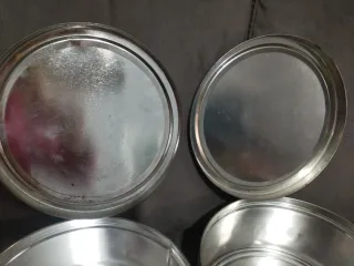 Set 4 Scatole Latta Oggettini