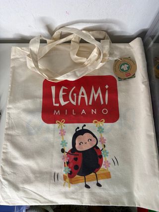 Legami Tote Bag Ladybug Get Lucky