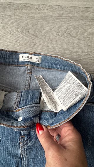 Falda vaquera mini Pull&Bear Snoopy