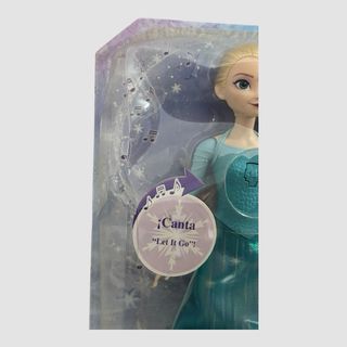 Boneca Elsa Musical Frozen Disney Mattel Nova