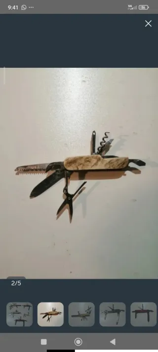 Navajas y multiusos antiguos