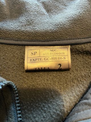 Forro polar ejército verde oliva