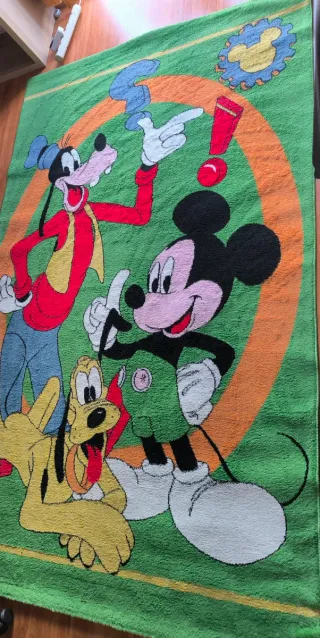 Alfombra infantil Mickey y Goofy