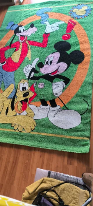 Alfombra infantil Mickey y Goofy