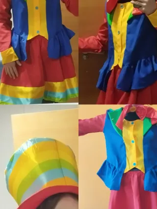 Disfraz Payaso Kimokawaii Talla S