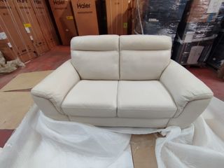 Sofá Natuzzi Piel Beige Nuevo