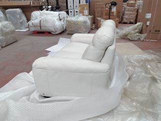 Sofá Natuzzi Piel Beige Nuevo