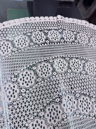 Tovaglia copritavolo uncinetto ovale